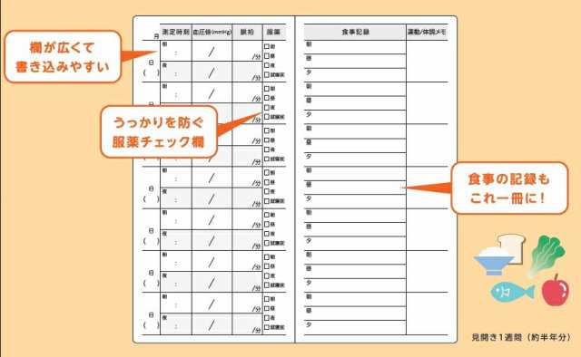 まとめ買い）ダイゴー 血圧記録メモ ピンク A1368 〔5冊セット〕