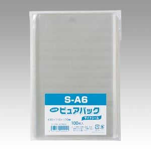 【メール便発送】シモジマ Nピュアパック100枚入 S-A6 006798224 00071778