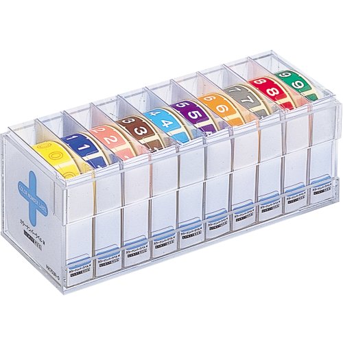 （まとめ買い）リヒトラブ カラーナンバーラベル M ロールタイプ HK-753Rコミ 〔×3〕の通販は