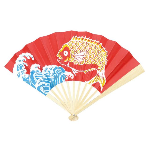 （まとめ買い）アーテック カラーせんす 赤/白 1266 〔×5セット〕 [イベント衣装・コスチューム] 【北海道・沖縄・離島配送不可】