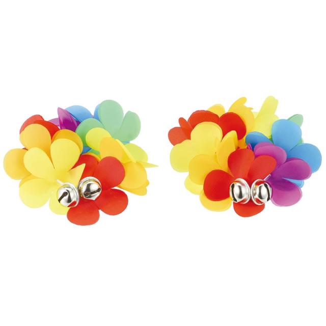 （まとめ買い）アーテック はなのうでわ 大 鈴付 2個組 レインボー 15085 〔×10セット〕 [イベント衣装・コスチューム] 【北海道・沖縄・離島配送不可】