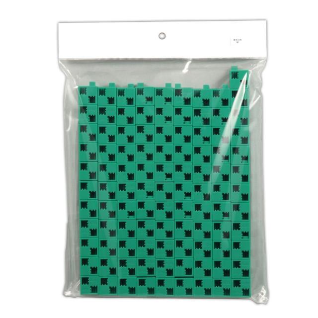（まとめ買い）アーテック Artecブロック パーツ単品 基本四角 100P 緑 77850 〔×3セット〕 【北海道・沖縄・離島配送不可】