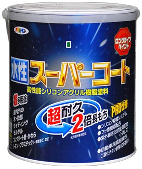（まとめ買い）アサヒペン えの具 水溶性百貨店厚地の外套 水溶性多役立つこと 象牙色 1.6L 〔3缶仕かける〕 【北海道・沖縄・離島送りとどける不可】