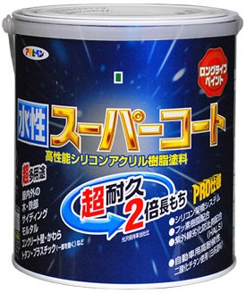 （まとめ買い）アサヒペン えの具 水溶性百貨店厚地の外套 水溶性多役立つこと ブラングレー 1.6L 〔3缶仕かける〕 【北海道・沖縄・離島送りとどける不可】