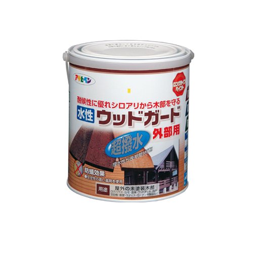 （まとめ買い）アサヒペン 水性ウッドガード外部用 チーク 1.6L 〔3缶セット〕 15,057円