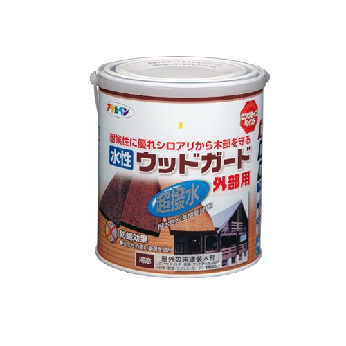 （まとめ買い）アサヒペン 水性ウッドガード外部用 マホガニー 1.6L 〔3缶セット〕 15,057円