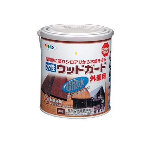 （まとめ買い）アサヒペン 水性ウッドガード外部用 パイン 1.6L 〔3缶セット〕 15,057円