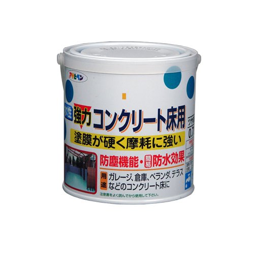 （まとめ買い）アサヒペン 水性強力コンクリート床用 ライトグリーン 0.7L 〔3缶セット〕 【北海道・沖縄・離島配送不可】