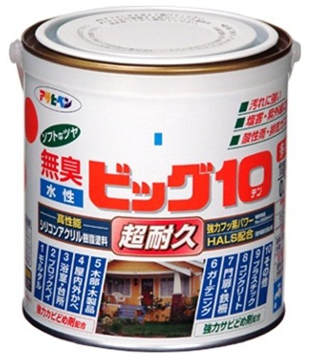 （まとめ買い）アサヒペン 水性ビッグ10多用途 216白 0.7L 〔3缶セット〕 【北海道・沖縄・離島配送不可】