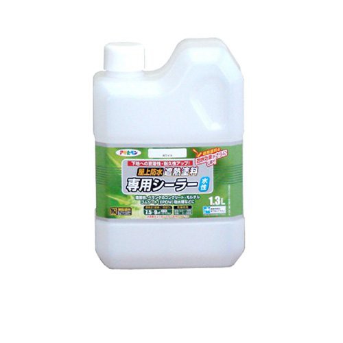 （まとめ買い）アサヒペン シーラー 水性屋上防水遮熱塗料専用シーラー ホワイト 1.3L 〔×3〕の通販は