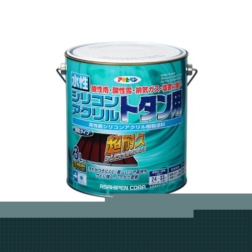 （まとめ買い）アサヒペン 水性シリコンアクリルトタン用 スカイブルー 3L 〔3缶セット〕 【北海道・沖縄・離島配送不可】