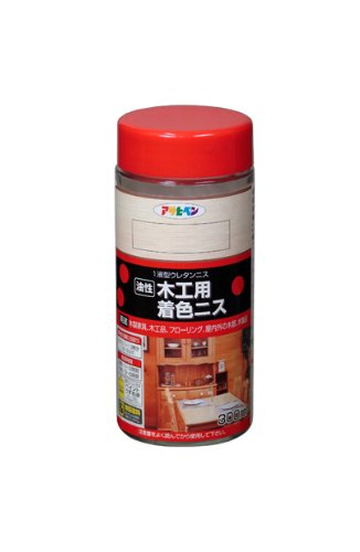 （まとめ買い）アサヒペン 油性木工用着色ニス 300ML メープル 〔3個セット〕 【北海道・沖縄・離島配送不可】