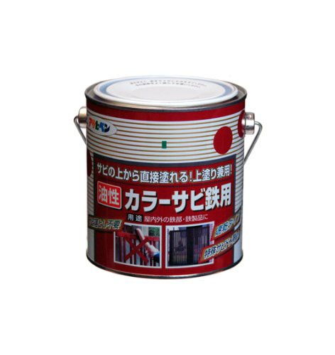 (まとめ買い)アサヒペン カラーサビ鉄用 0.7L 黄色 〔3缶セット〕の通販は