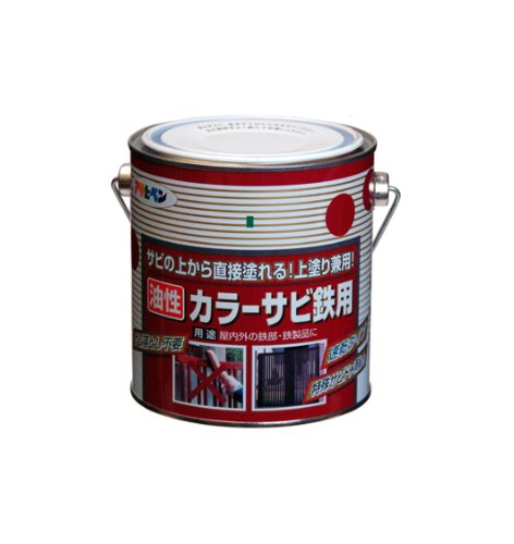（まとめ買い）アサヒペン カラーサビ鉄用 0.7L ライトグリーン 〔3缶セット〕 【北海道・沖縄・離島配送不可】