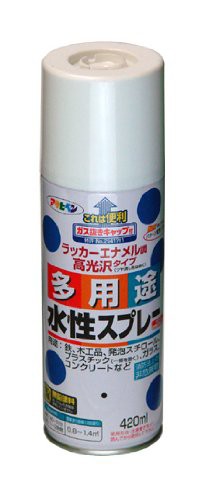 まとめ買い）アサヒペン 水性多用途スプレー 420ML チョコレート色 〔3