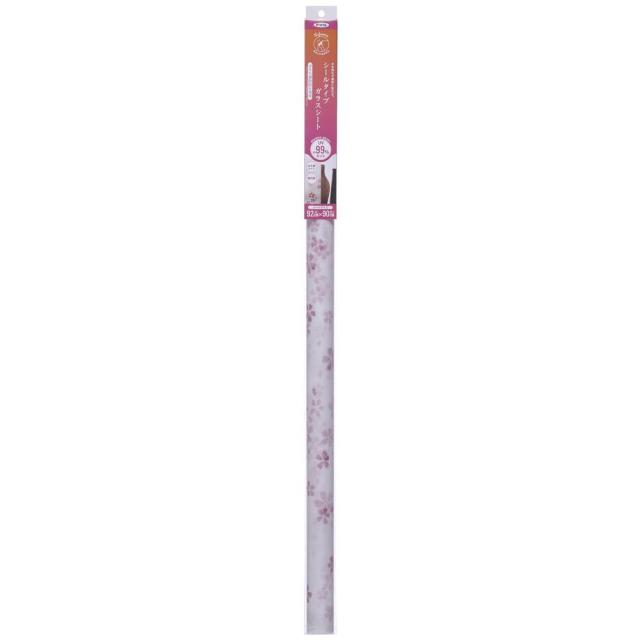 （まとめ買い）アサヒペン 水不要 UVカット シールタイプガラスシート 92cm×90cm サクラ SGS-105 〔×3〕 【北海道・沖縄・離島配送不可】