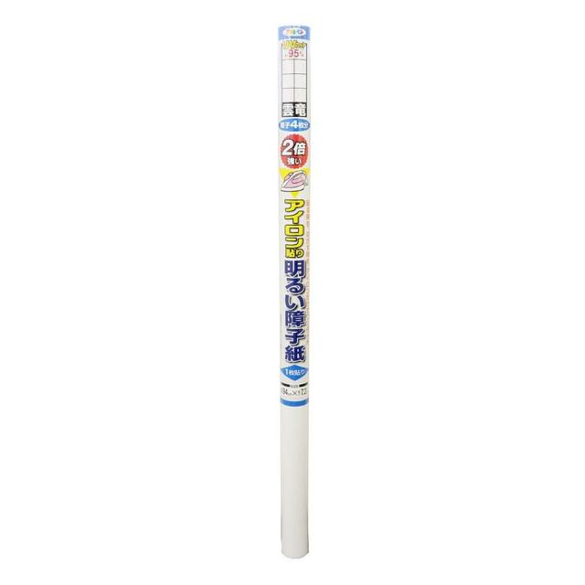 （まとめ買い）アサヒペン UVカット2倍強い明るいアイロン貼り障子紙 94cm×7.2m 6422 雲竜 〔×3〕 【北海道・沖縄・離島配送不可】