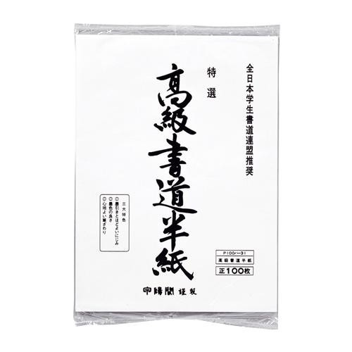 高級半紙 100枚ポリ入 60セット P100ハ-31 【北海道・沖縄・離島配送不可】