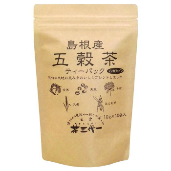 島根産　五穀茶　ティーバッグ(10g×10個入)×10セットの通販は