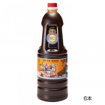 和泉食品　タカワお好みたこ焼きソース(濃厚)　特辛　1.8L(6本) 【北海道・沖縄・離島配送不可】の通販は