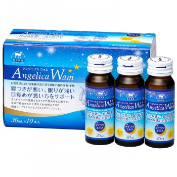 金陽製薬 AngelicaWam アンジェリカウォム 60本入り 指定医薬部外品 ノンカフェイン 睡眠サポートドリンク