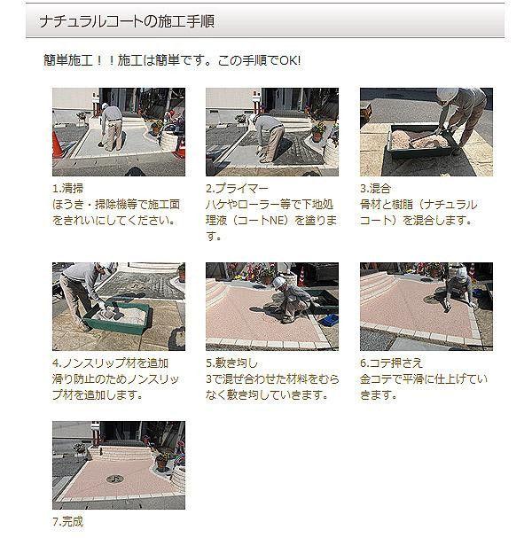 ナチュラルコート樹脂+砂利セット　錆色系　千鳥　(約1平方メートル分) 【北海道・沖縄・離島配送不可】_5