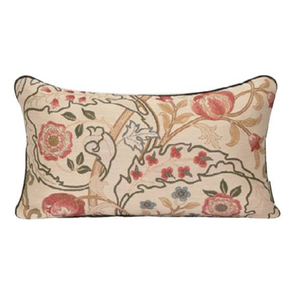 川島織物セルコン Morris Design Studio マリーイザベル ピロークッションカバー 60×35cm LL1725 R レッド 【北海道・沖縄・離島配送不可】_1