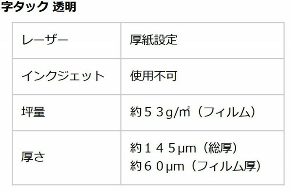 和紙のイシカワ 字タック透明 A3判 10枚入 10袋 JT-2400-10P 【北海道・沖縄・離島配送不可】_2
