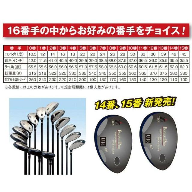 ファンタストプロ TICN ユーティリティ 15番 シャフト硬度R UT-18(R) 【北海道・沖縄・離島配送不可】_7