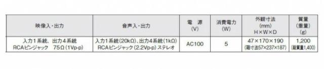 マスプロ電工 AV4分配器 VSP4 【北海道・沖縄・離島配送不可】_1