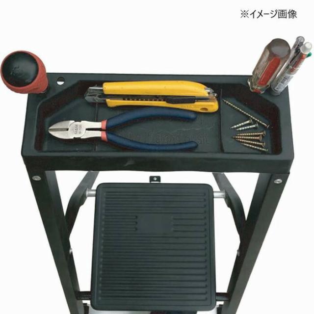 スチールフレーム幅広ステップ踏み台4段　AH-4BK 【北海道・沖縄・離島配送不可】_3