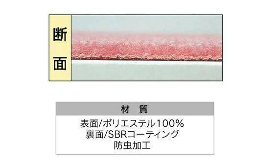 ワタナベ　パンチカーペット　ロールタイプ　ループパンチ 182cm×20m乱　LP-306・ベージュ 【北海道・沖縄・離島配送不可】_1