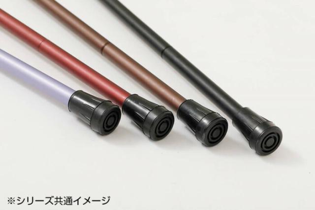 伸縮折りたたみ杖 とってもステッキ やわらかグリップ Mサイズ CH233171 C05・ブラウン 【北海道・沖縄・離島配送不可】