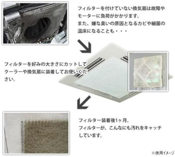 エコフレギュラー(エアコンフィルター) フィルターロール巻き 幅50cm×厚み2mm×50m巻き SW-4055 【北海道・沖縄・離島配送不可】_2
