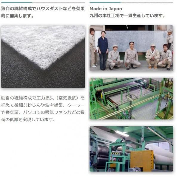 エコフレギュラー(エアコンフィルター) フィルターロール巻き 幅50cm×厚み2mm×50m巻き SW-4055 【北海道・沖縄・離島配送不可】_3