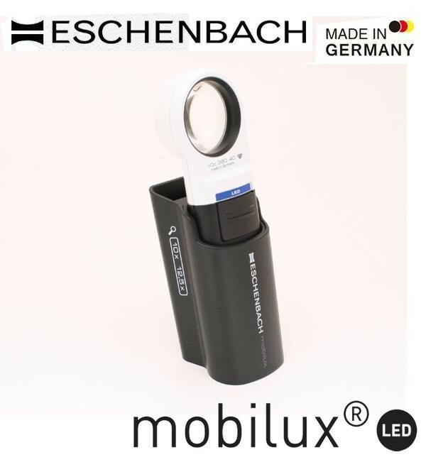 エッシェンバッハ　mobiluxLED+mobase　LEDワイドライトルーペ＆専用スタンド　35mmΦ(10倍)　1511-10M 【北海道・沖縄・離島配送不可】_1