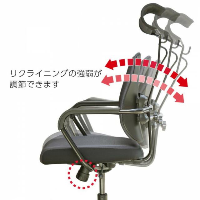 DUOREST(デュオレスト) リクライニングチェア ドットブラック DR-7600F 【北海道・沖縄・離島配送不可】_5
