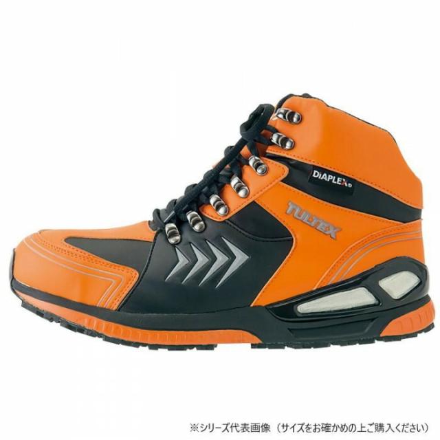 アイトス 56380 防水セーフティシューズ(ミドルカット)(男女兼用) オレンジ 25.0cm 【北海道・沖縄・離島配送不可】