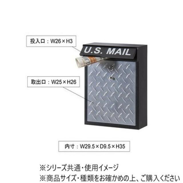 東谷 ポスト シルバー PST-215B 【北海道・沖縄・離島配送不可】_2