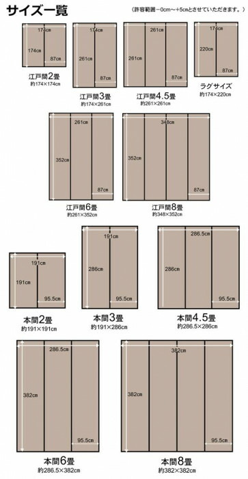 洗える PPカーペット 『ウィード』 ネイビー 本間4.5畳(約286.5×286cm) 2121514 【北海道・沖縄・離島配送不可】_3