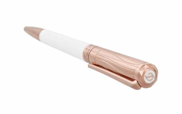 S.T. Dupont　リベルテ Her　ボールペン　パーリー ホワイト ナチュラル ラッカー / ピンク ゴールド 465398 【北海道・沖縄・離島配送不可】_1