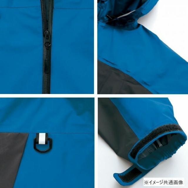 アイトス 全天候型ジャケット スチールブルー×チャコール M 56301 【北海道・沖縄・離島配送不可】