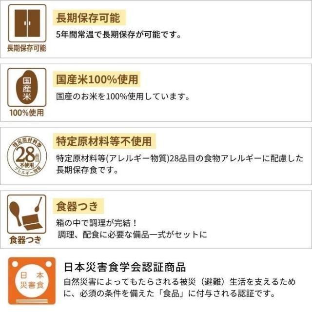 アルファー食品 炊き出し用 アルファ化米 大量調理 50食分 おかゆ 11408660 【北海道・沖縄・離島配送不可】