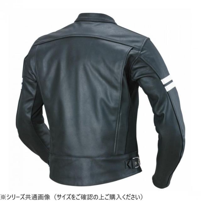 NANKAI レザージャケット RDJ-35 LB ブラック/ホワイトライン 【北海道・沖縄・離島配送不可】_1