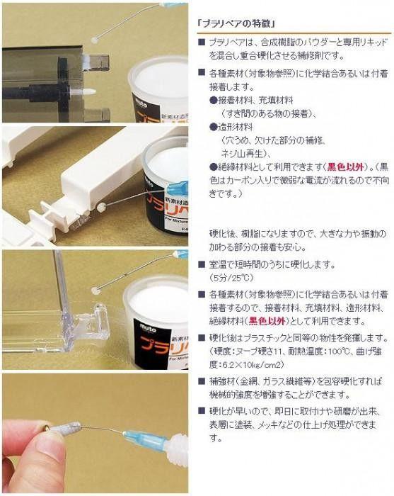 造形補修剤　プラリペア(R)　パウダー(粉)　250g P-250　透明 【北海道・沖縄・離島配送不可】_2