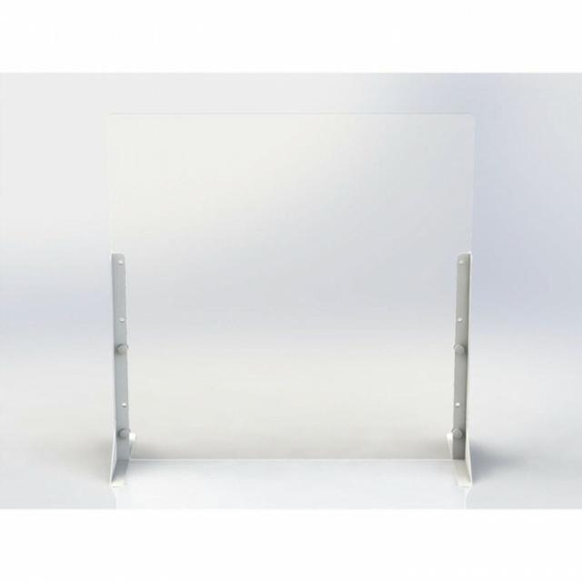 ナカバヤシ　アクリルパーティション　W600×600mm/クリア　PTS-AC6060CR 【北海道・沖縄・離島配送不可】_1