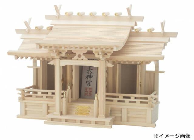 神棚の里 神棚 流れ屋根三社 穂高 【北海道・沖縄・離島配送不可】