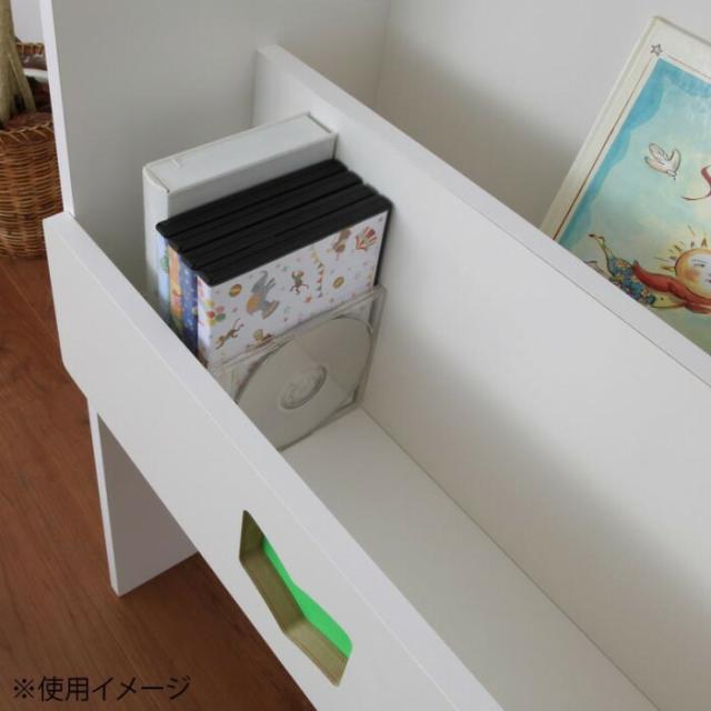 TRAINING KIDS CHEST おかたづけしたくなるワゴン付きマガジンラック TSM-59H　BW・男の子タイプ 【北海道・沖縄・離島配送不可】_5