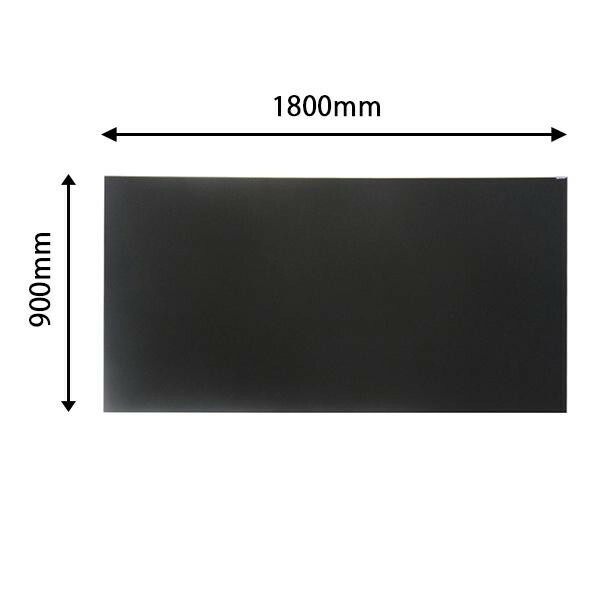 馬印 木製黒板(壁掛) ブラック W1800×H900 W36KN 【北海道・沖縄・離島配送不可】_1