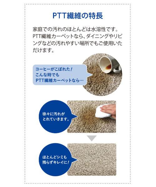 アスワン　PTT繊維カーペット　アルテア　190×190cm　GN・グリーン　CA617735 【北海道・沖縄・離島配送不可】_2